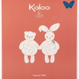 Kaloo Plume - Bubble of Love  - Green Bear Comforter/Doudou