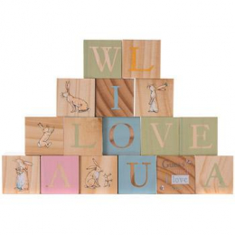 Guess How Much I Love You - Wooden Building Blocks