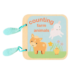 Farmyard Animal Wooden Counting Book