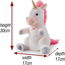 Trudi Hand Puppet/Plush Toy - Unicorn