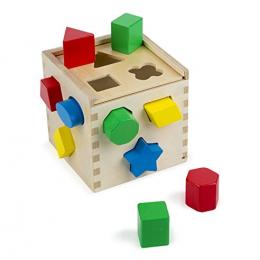 Wooden Shape Sorting Cube