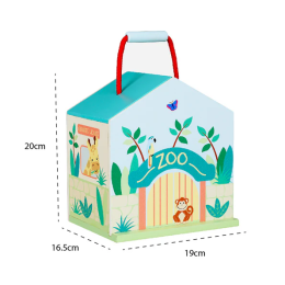 Wooden Zoo Playset