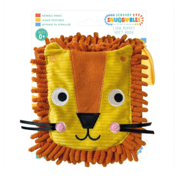 Sensory Snuggables Roar! Hand Puppet Cloth Book