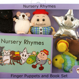 Traditional Story Gift Set - Nursery Rhyme Finger Puppets and Book