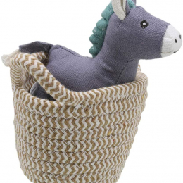 Pets in Baskets - Grey Donkey