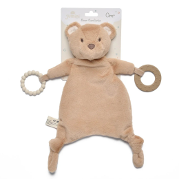 Bear Comforter with Silicone Teether