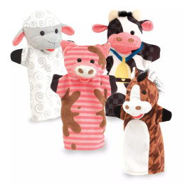 Farm Friends - Set of 4 Hand Puppets