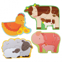 Petit Collage - Farm Babies Beginner Puzzle