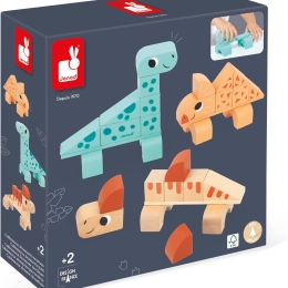 Janod Dino Cubikosaurus Dinosaurs to Build