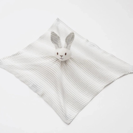 Organic Cotton Soft Grey Bunny Comforter