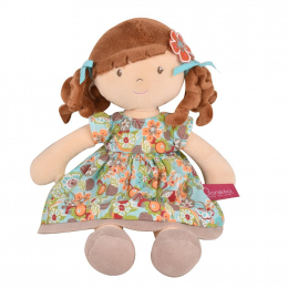 Soft Rag Doll - Orange Flower