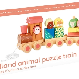 Woodland Animal Puzzle Train
