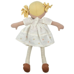 Priscy Doll in Cream Linen Dress