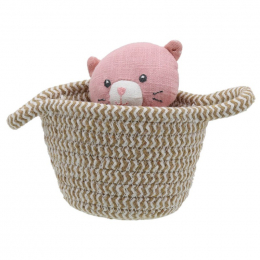 Pets in Baskets - Pink Cat