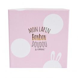 Doudou et Compagnie - Pink Rabbit Booties with Rattle