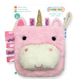 Sensory Snuggables Unicorn Puppet Soft Book