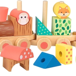 Woodland Animal Puzzle Train