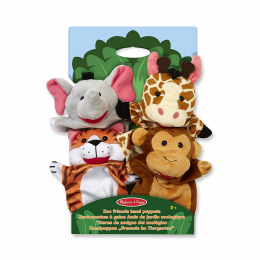 Zoo Friends - Set of 4 Hand Puppets