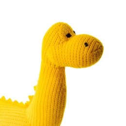 Knitted Yellow Diplodocus - Medum Size