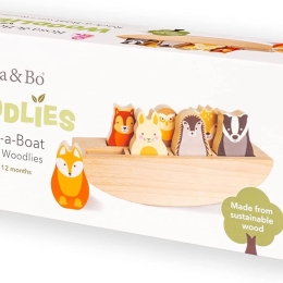Woodland Friends Rock-a-Boat with 7 Woodlies