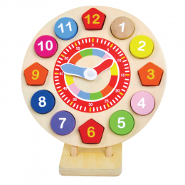 Wooden Learn to Tell the time Clock