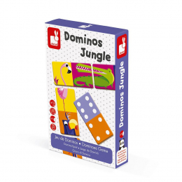 Jungle Dominoes Game by Janod