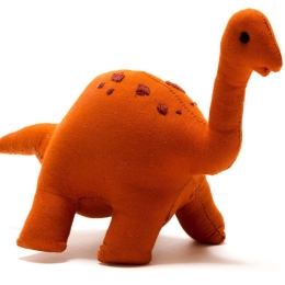 Fair Trade Organic Cotton Orange Diplodocus