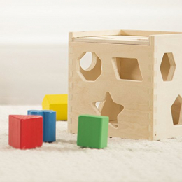 Wooden Shape Sorting Cube