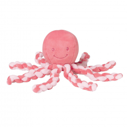 Piu Piu Octopus - Coral and Light Pink