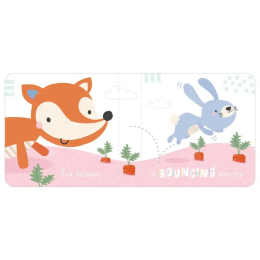 Sensory Snuggables Medium Fox with Cloth Book
