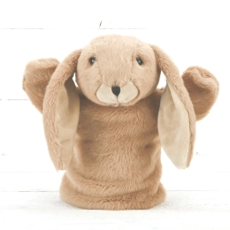 Brown Bunny Hand Puppet by Jomanda