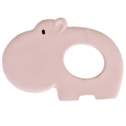 Natural Rubber Teether - Hippo