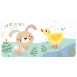 Sensory Snuggables Medium Rabbit with Cloth Book