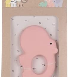 Natural Rubber Teether - Hippo