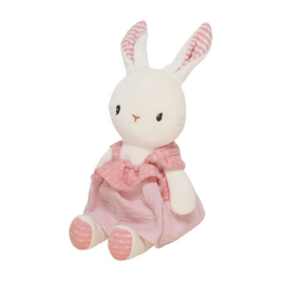 Small Pink Organic Cotton Rabbit Soft Toy