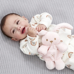 Soft & Safe Snuggle Crinkle Bunny Soft Toy