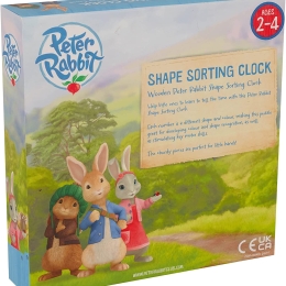 Peter Rabbit  - Shape Sorting Clock