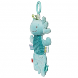 Taggies - Blue Axolotl Rattle and Pram Toy