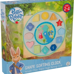 Peter Rabbit  - Shape Sorting Clock