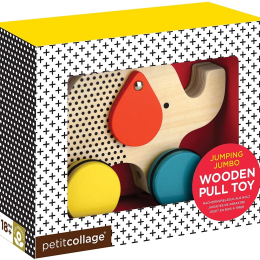 Wooden Pull Along Elephant
