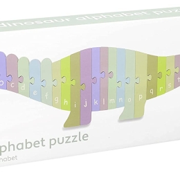 Wooden Dinosaur Alphabet Puzzle