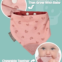 Rainbow Comfort and Chew Teether Gift Set