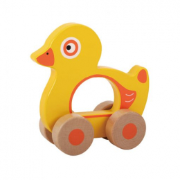 Wooden Push-Along Toy - Duck