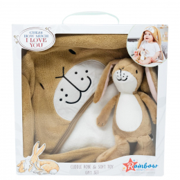 Guess How Much I Love You - Soft Toy and Cuddle Robe Boxed Gift Set