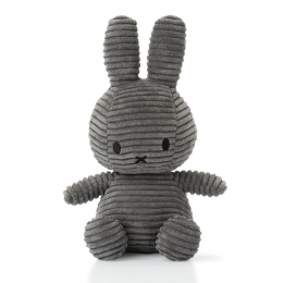 Corduroy Grey Miffy Soft Toy - 23cm