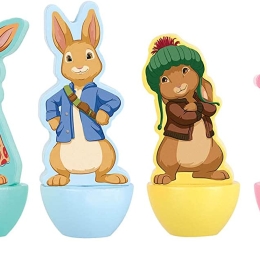 Peter Rabbit TV - Wooden Skittle Set