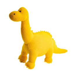 Knitted Yellow Diplodocus - Medum Size
