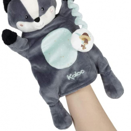 Kaloo Kachoo - Malo the Badger Plush Puppet/Comforter