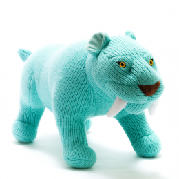 Knitted Sabre Toothed Tiger - Medium size