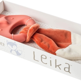 Leika Little Fox Silicone Teether